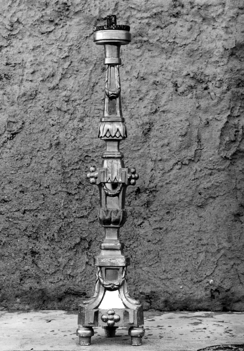 candelabro, serie - ambito piemontese (fine/inizio secc. XIX/ XX)