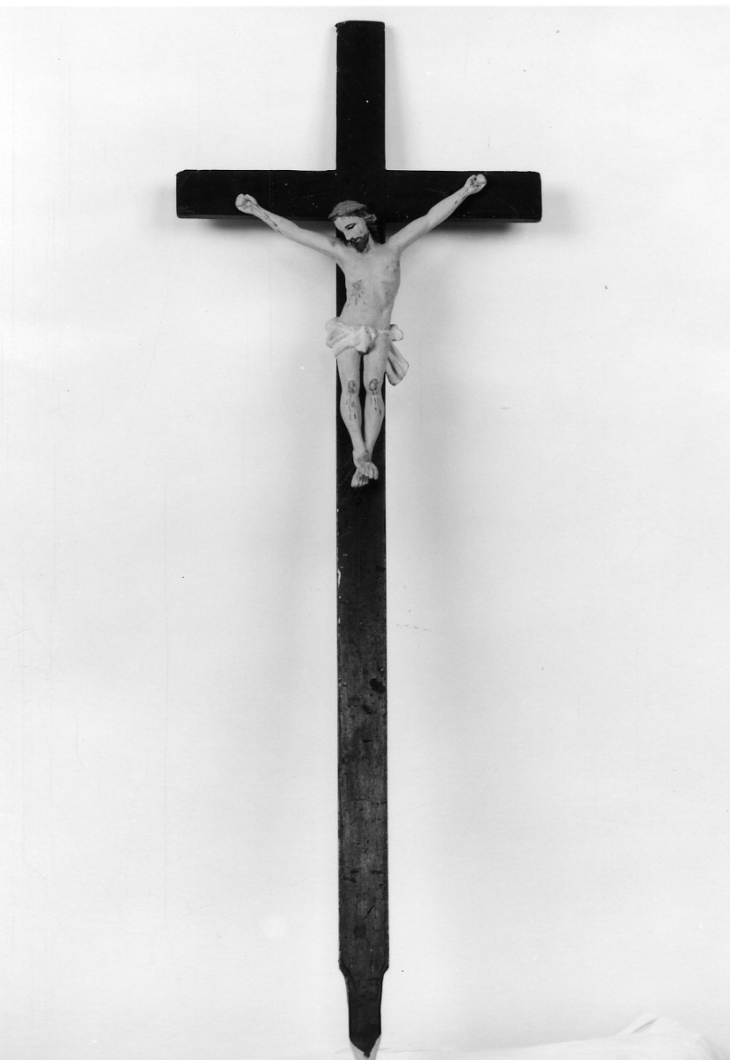 Cristo crocifisso (crocifisso, opera isolata) - ambito piemontese (fine sec. XVIII)
