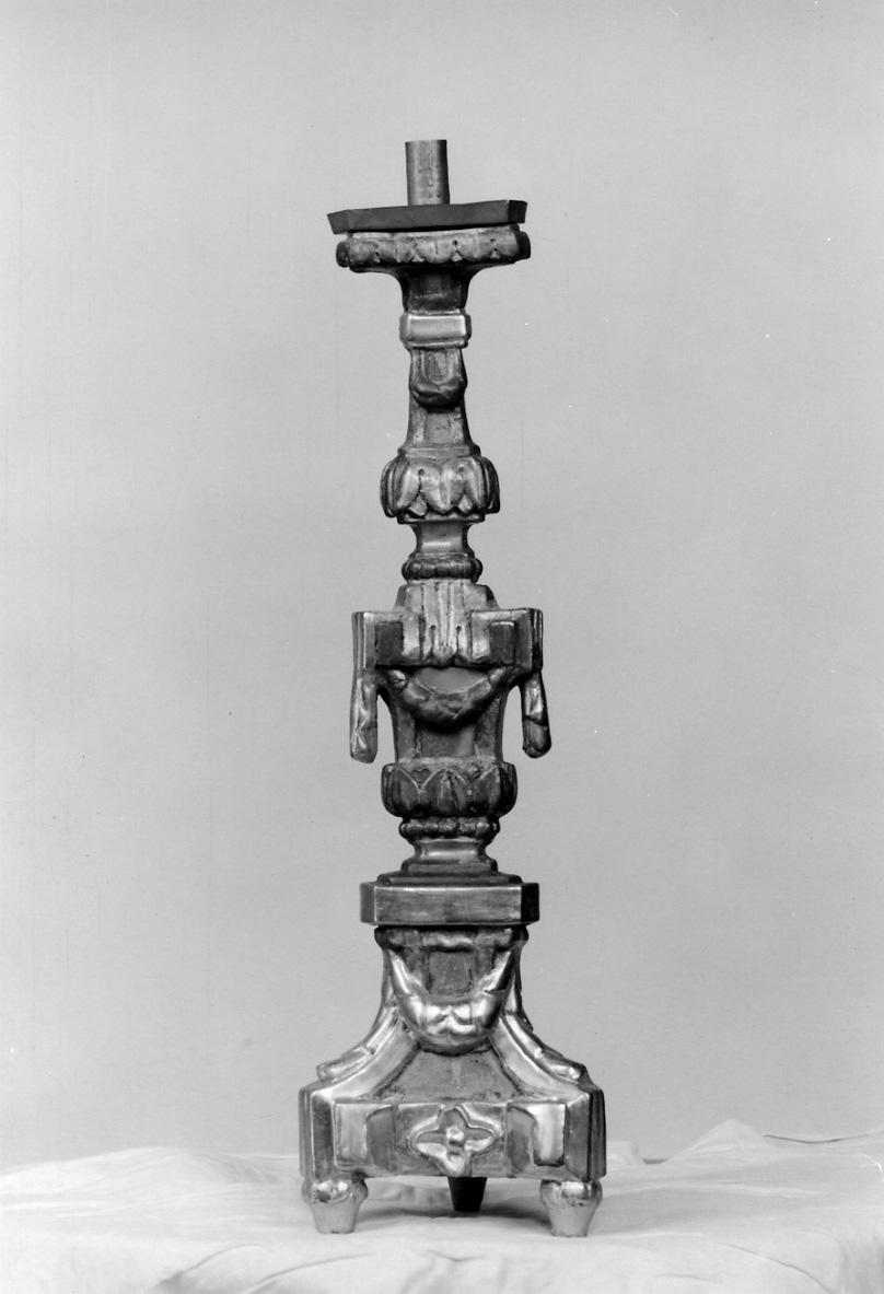 candelabro, opera isolata - ambito piemontese (fine/inizio secc. XVIII/ XIX)