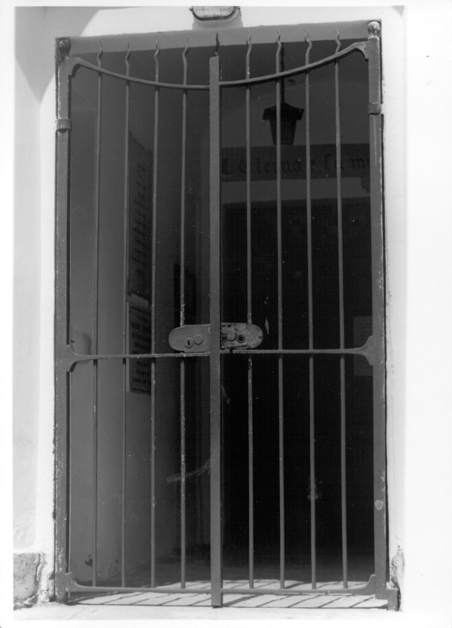 cancello, opera isolata - bottega piemontese (seconda metà sec. XIX)
