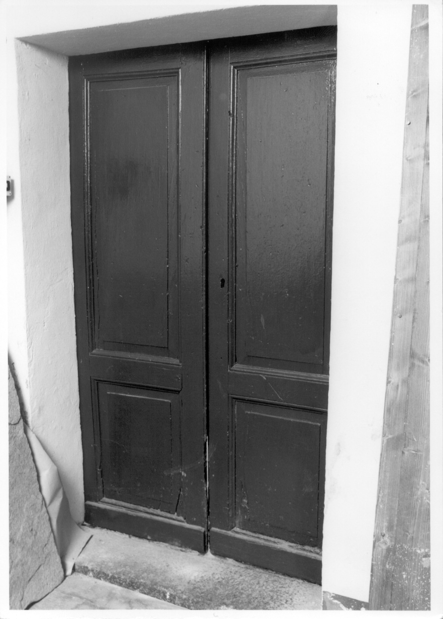 porta, opera isolata - bottega piemontese (ultimo quarto sec. XIX)