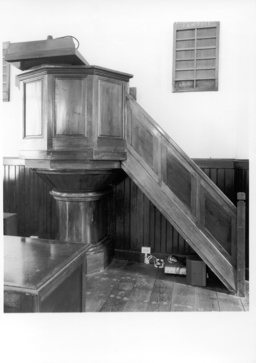 pulpito, opera isolata - bottega piemontese (sec. XIX)