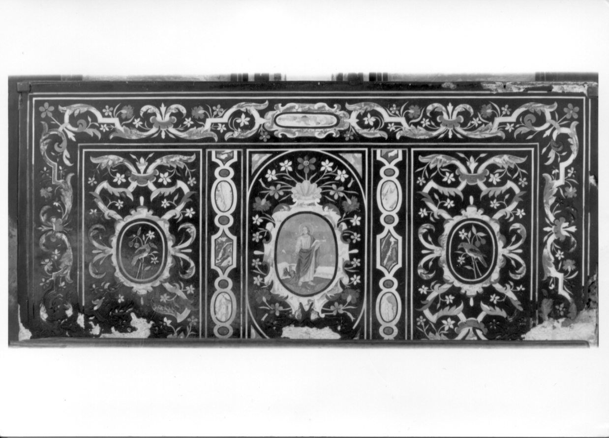 SAN GIOVANNI EVANGELISTA (paliotto, opera isolata) - ambito piemontese (fine/inizio secc. XVII/ XVIII)