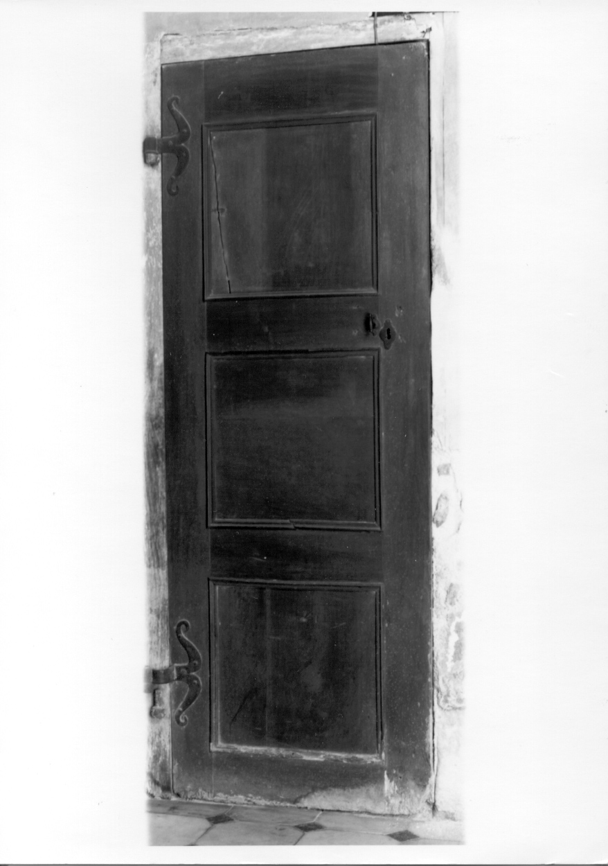 porta, opera isolata - ambito piemontese (prima metà sec. XVIII)
