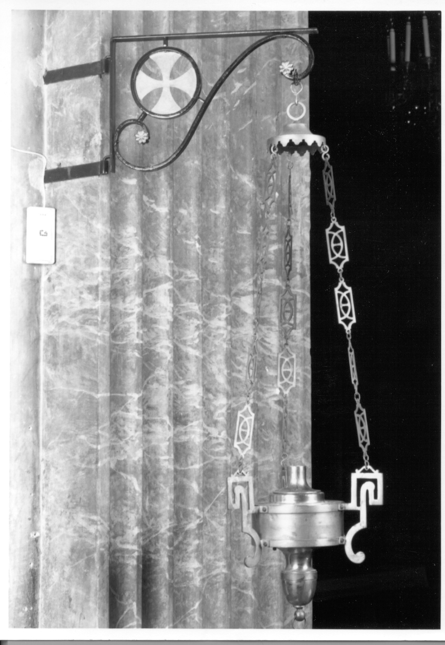 candeliere da parete, serie - ambito piemontese (fine/inizio secc. XIX/ XX)