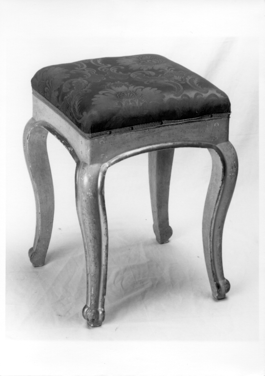 sgabello, serie - ambito piemontese (seconda metà sec. XVIII)