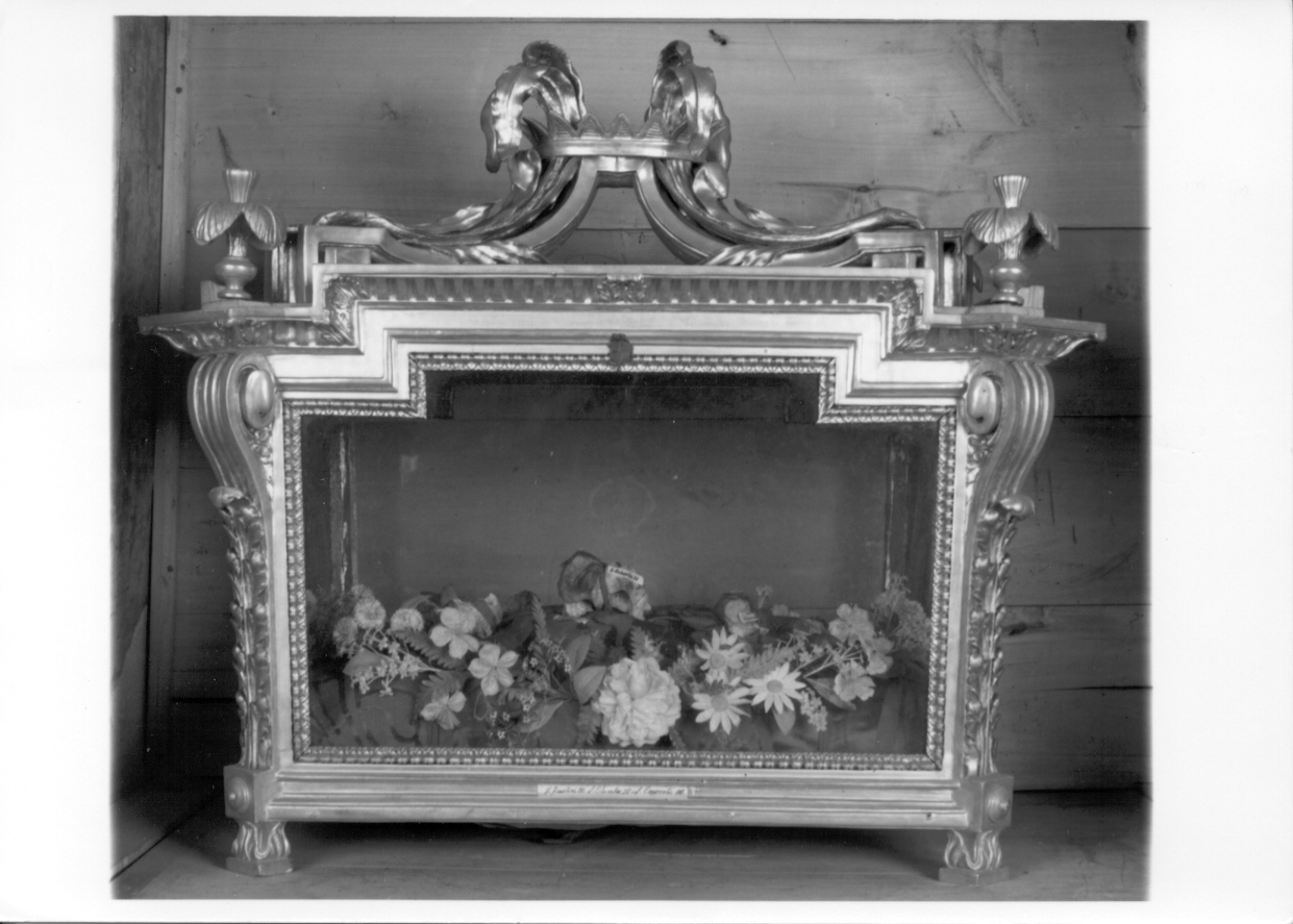 reliquiario, opera isolata - ambito piemontese (ultimo quarto sec. XVIII)