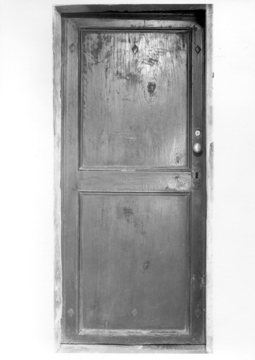 porta, opera isolata - ambito piemontese (prima metà sec. XIX)