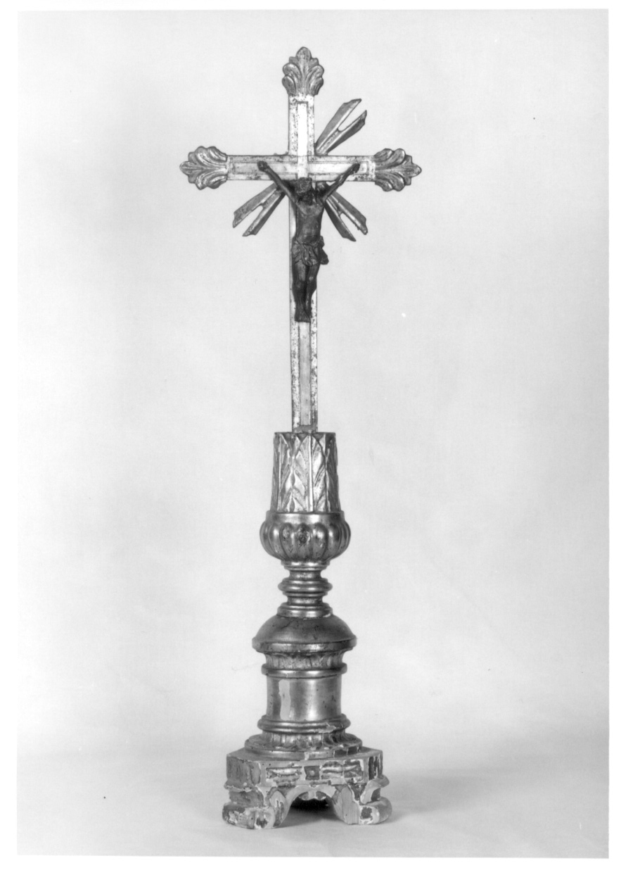 Cristo crocifisso (croce d'altare, opera isolata) - ambito piemontese (secondo quarto sec. XIX)