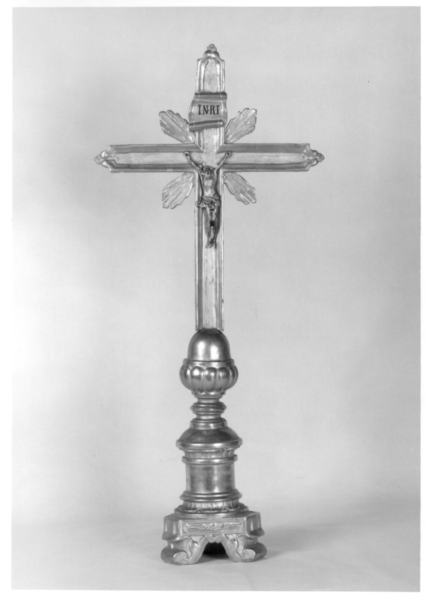 Cristo crocifisso (croce d'altare, opera isolata) - ambito piemontese (prima metà sec. XIX)