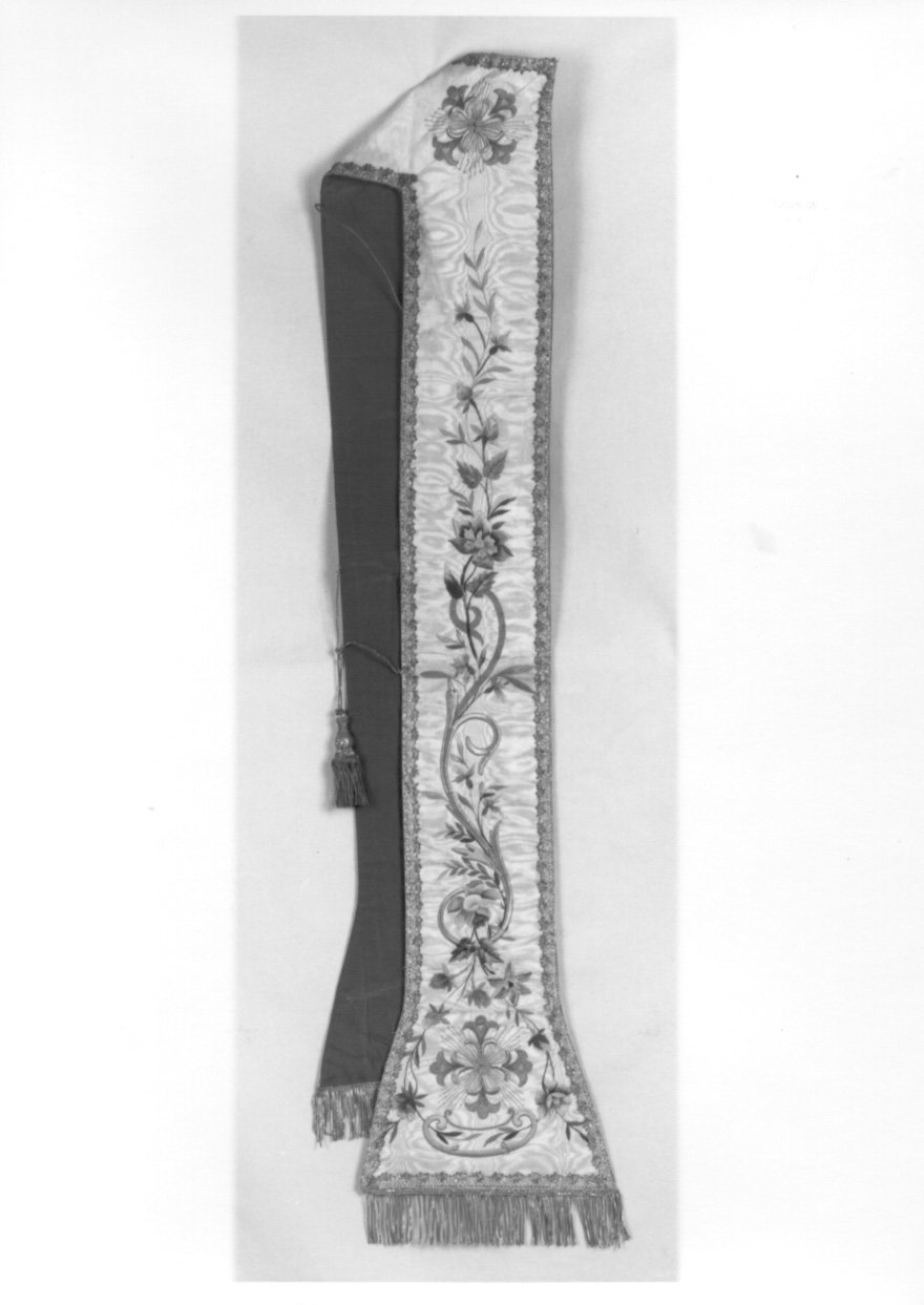 stola, opera isolata - manifattura piemontese (primo quarto sec. XX)