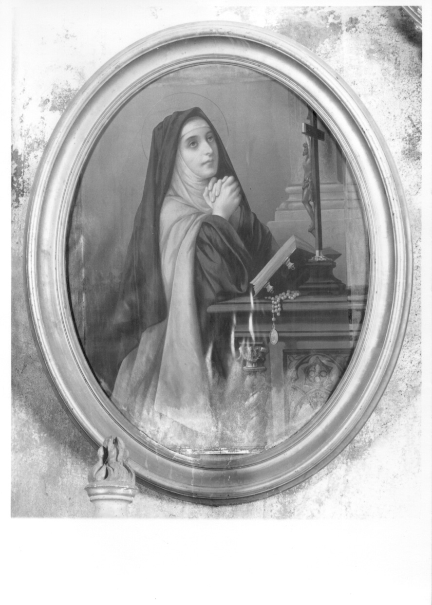 Santa (dipinto, opera isolata) - produzione piemontese (seconda metà sec. XIX)