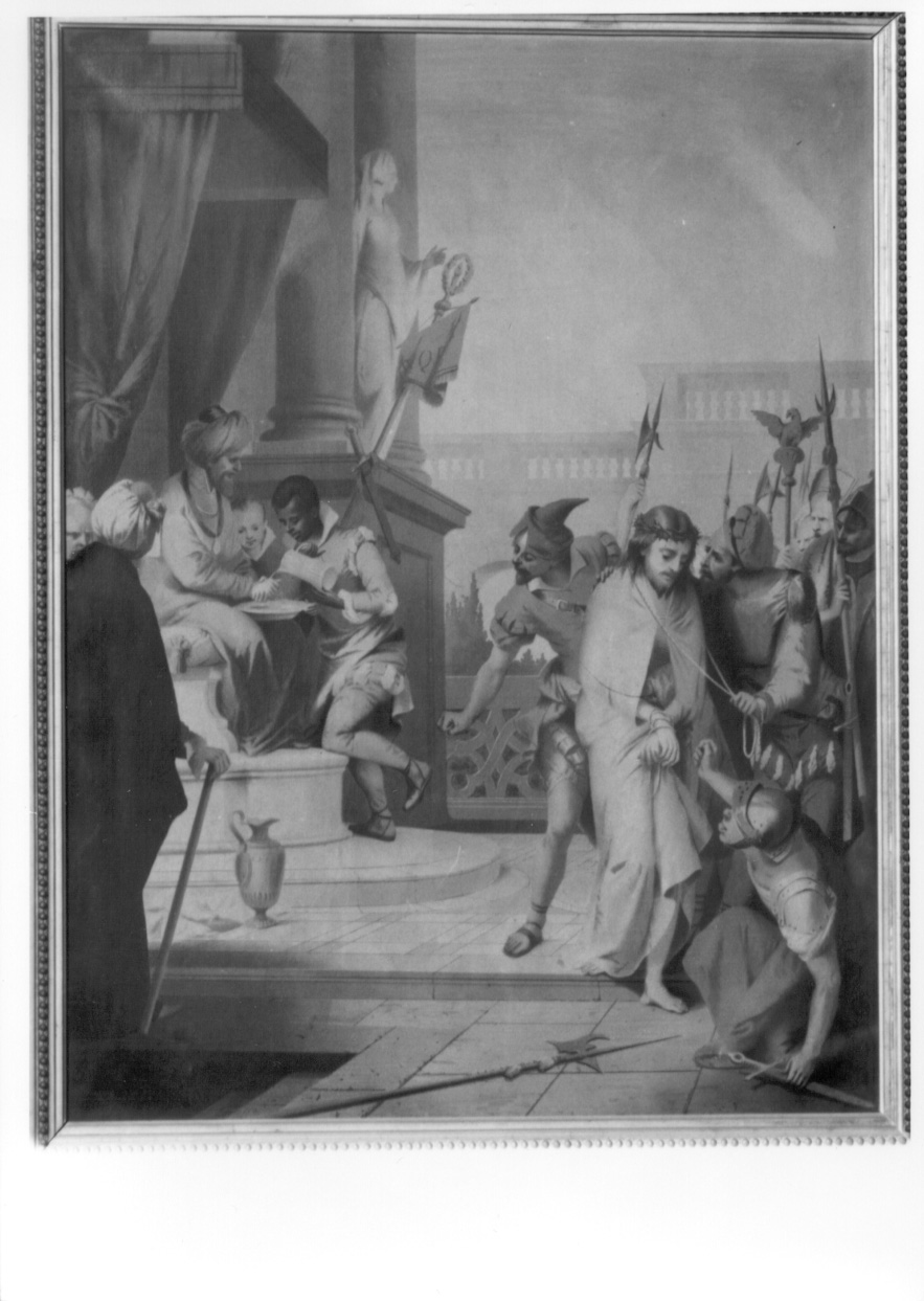 stazione I: Gesù condannato a morte (Via Crucis) - produzione piemontese (ultimo quarto sec. XIX)