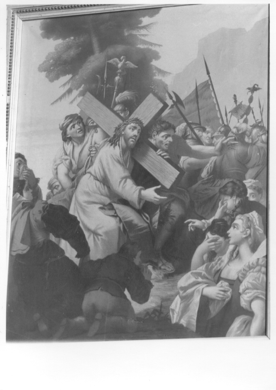 stazione VIII: Gesù consola le donne di Gerusalemme (Via Crucis) - produzione piemontese (ultimo quarto sec. XIX)