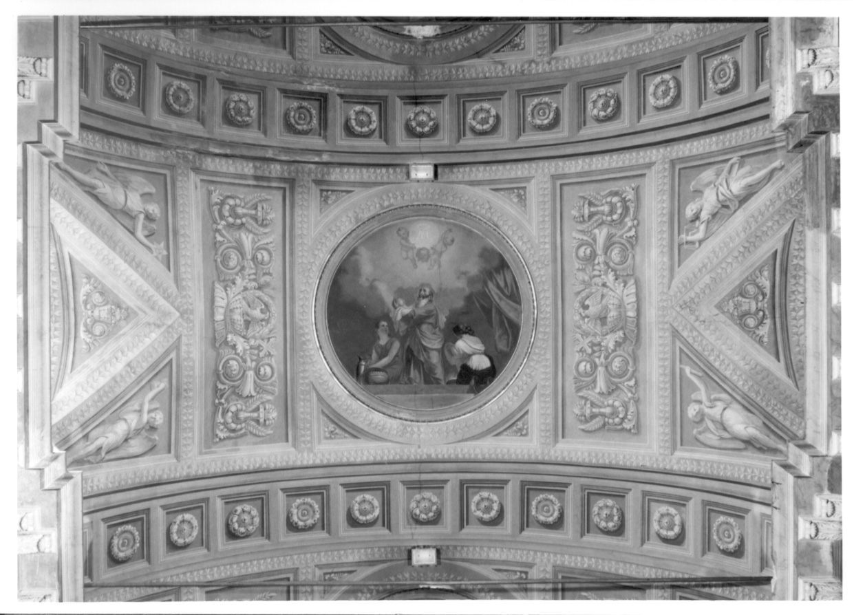 annuncio della nascita di San Giovanni Battista a Zaccaria (dipinto) di Cardellino (metà sec. XIX)