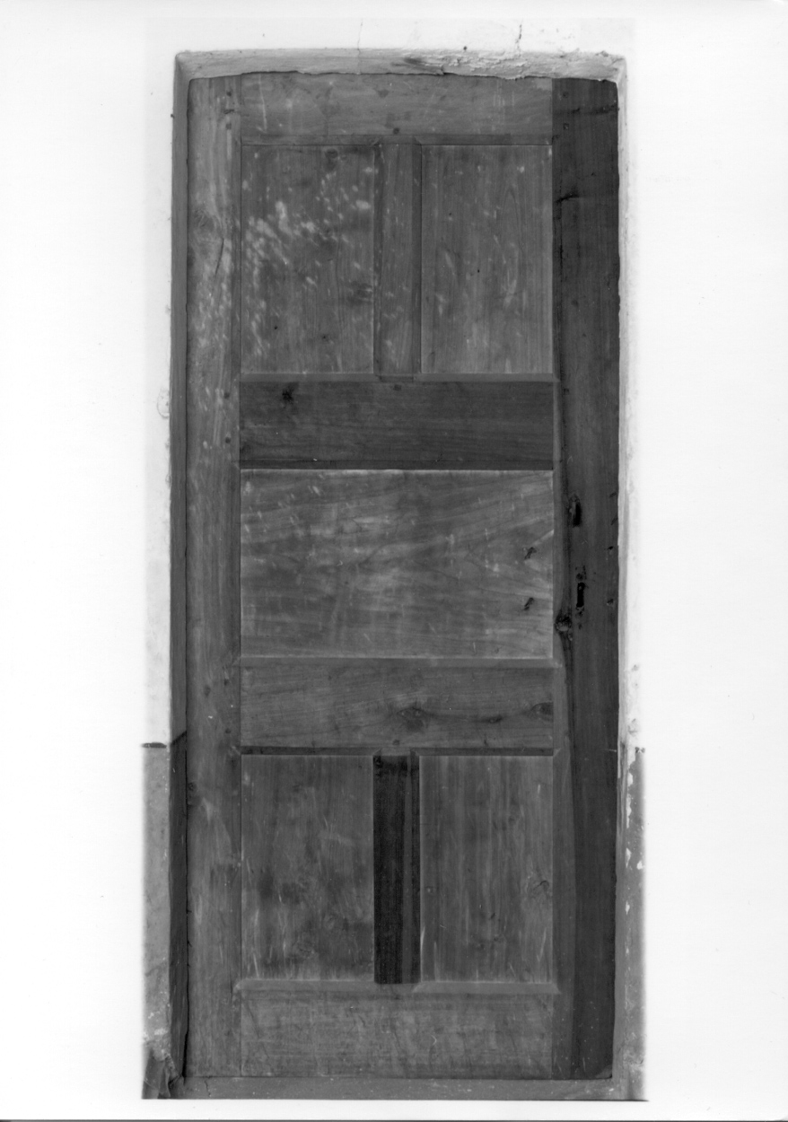 porta, opera isolata - bottega piemontese (fine/inizio secc. XIX/ XX)