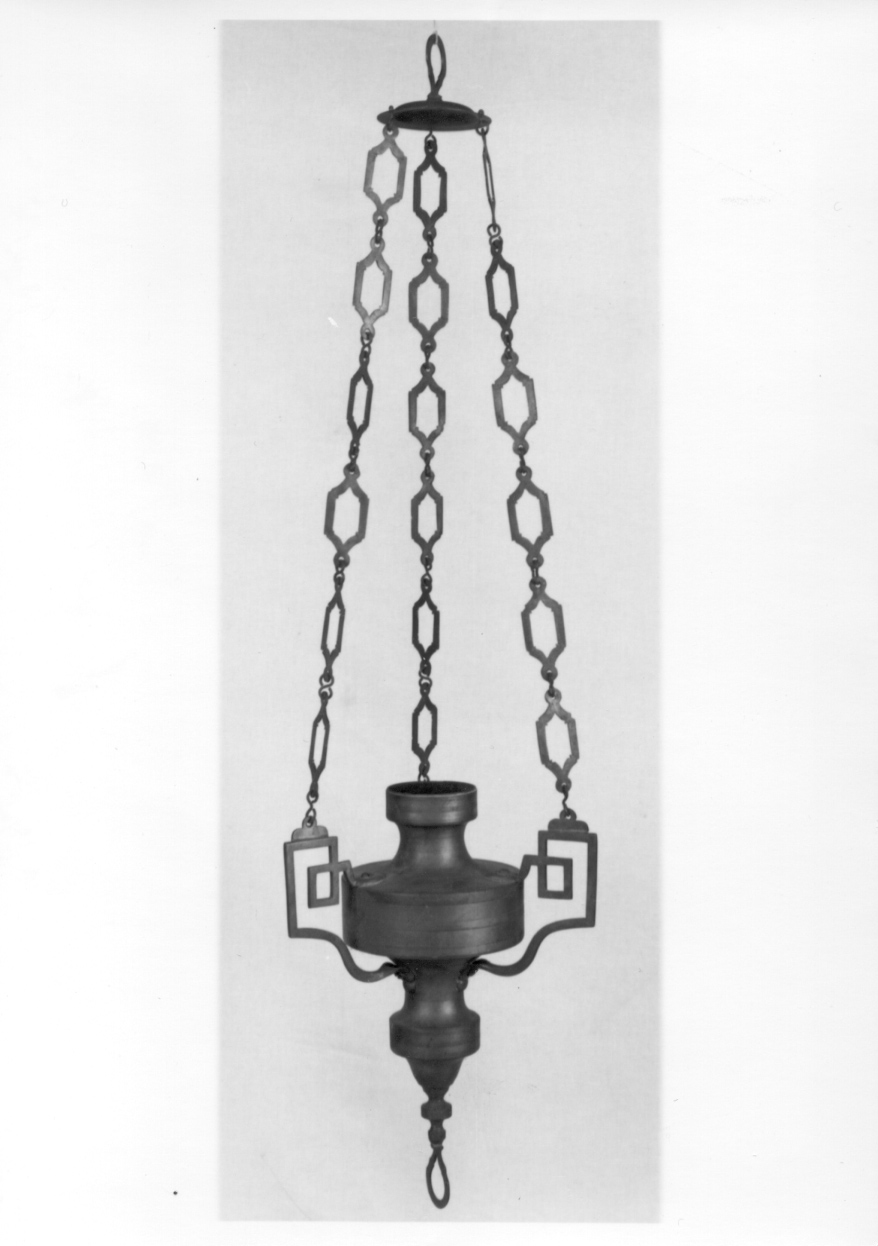 lampada pensile, serie - ambito piemontese (prima metà sec. XIX)