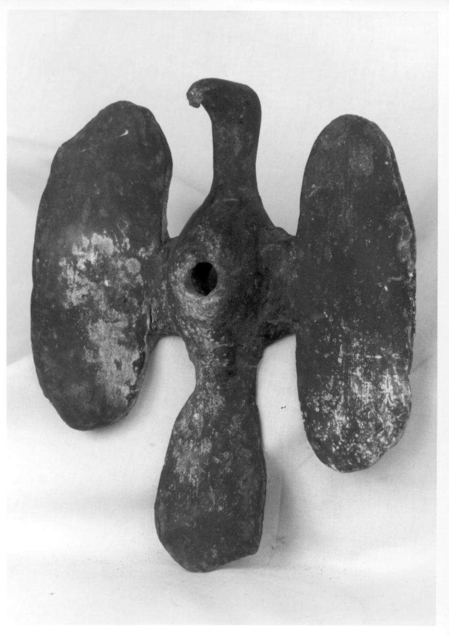 lampada pensile, frammento - ambito piemontese (prima metà sec. XIX)