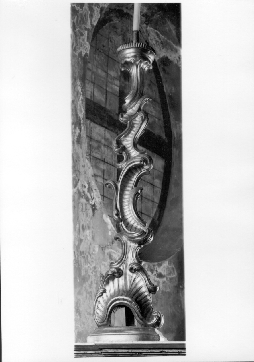 candelabro, serie - ambito piemontese (secondo quarto sec. XVIII)