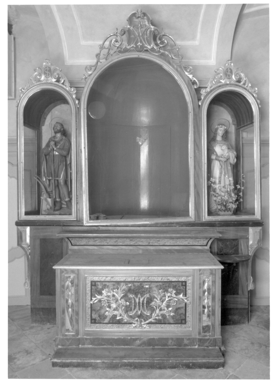 altare, opera isolata - ambito piemontese (ultimo quarto sec. XIX)