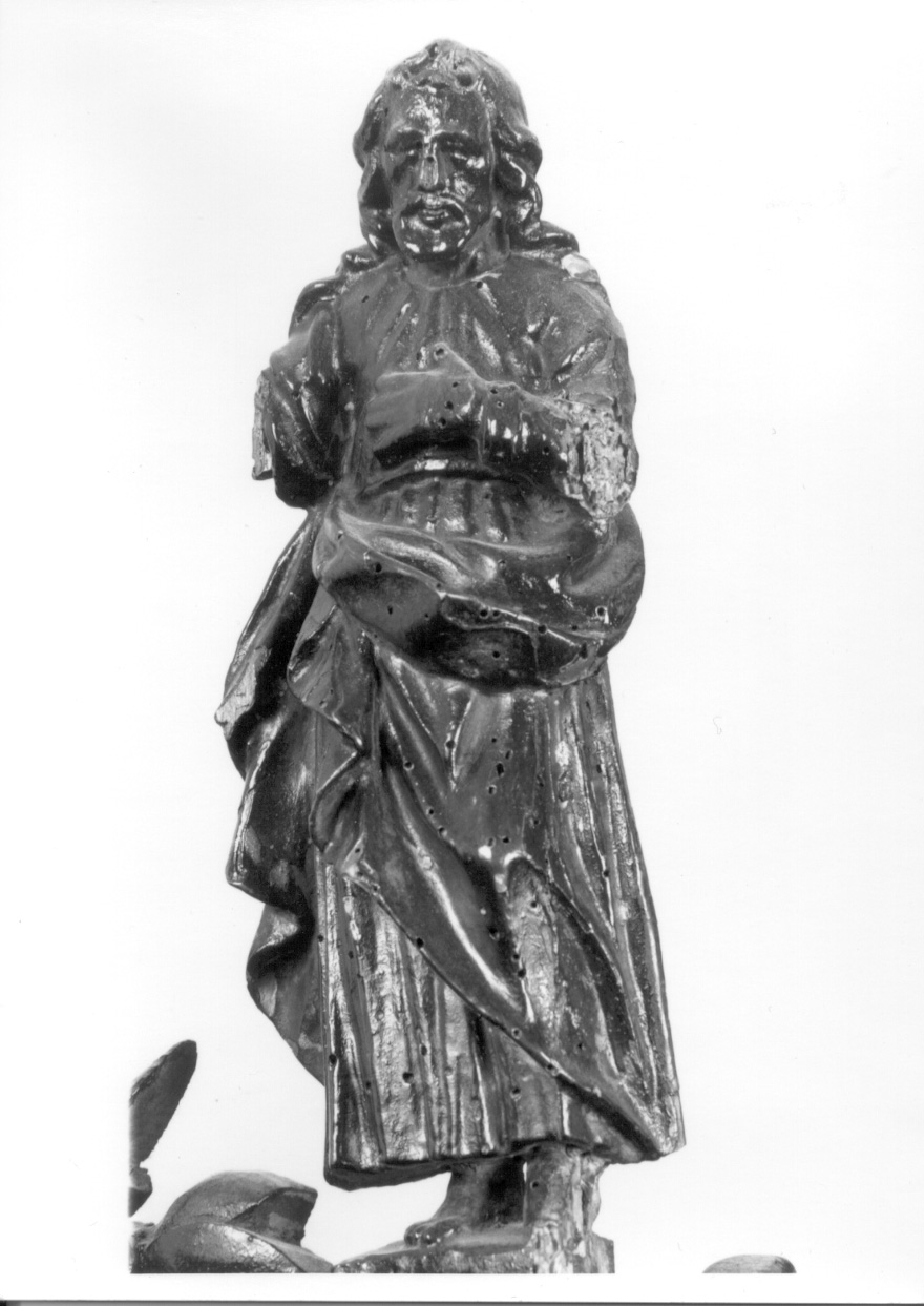APOSTOLO (scultura, opera isolata) - ambito piemontese (ultimo quarto, ultimo quarto sec. XVII, sec. XIX)