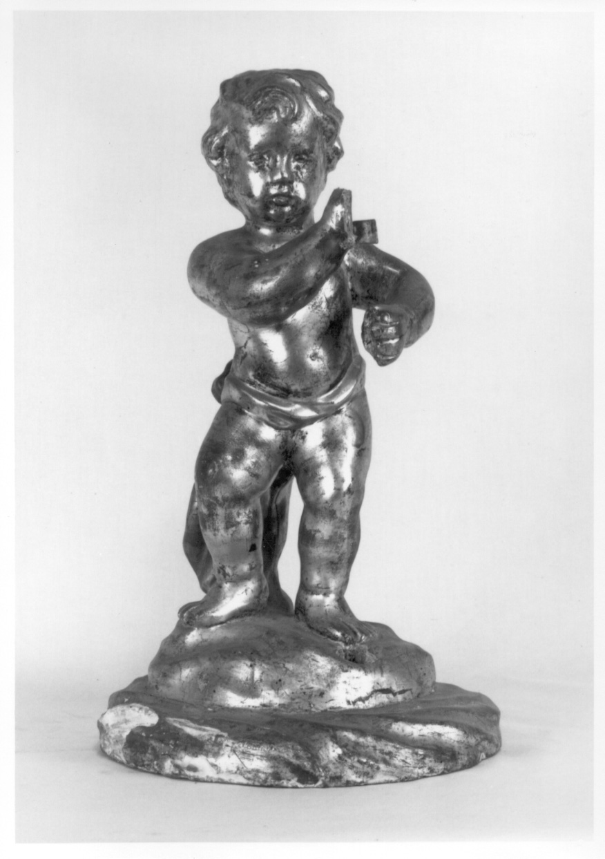 ANGELO ATTERO (candelabro - a statua, opera isolata) - ambito piemontese (prima metà sec. XIX)