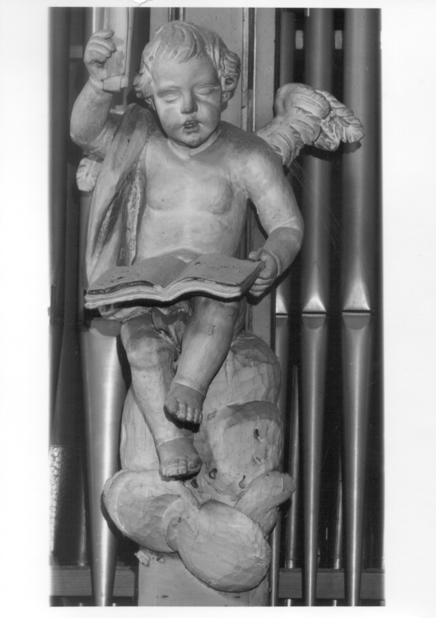 ANGIOLETTO CON LIBRO (statua, opera isolata) di Giedo Giovanni, Bay Benedetto (inizio sec. XIX)