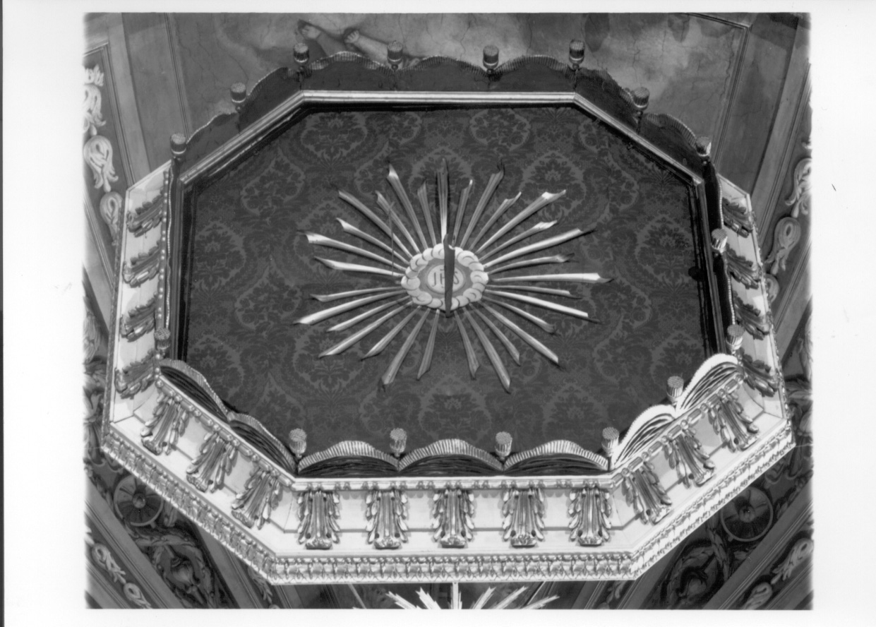 baldacchino d'altare, opera isolata - ambito cuneese (seconda metà sec. XIX)