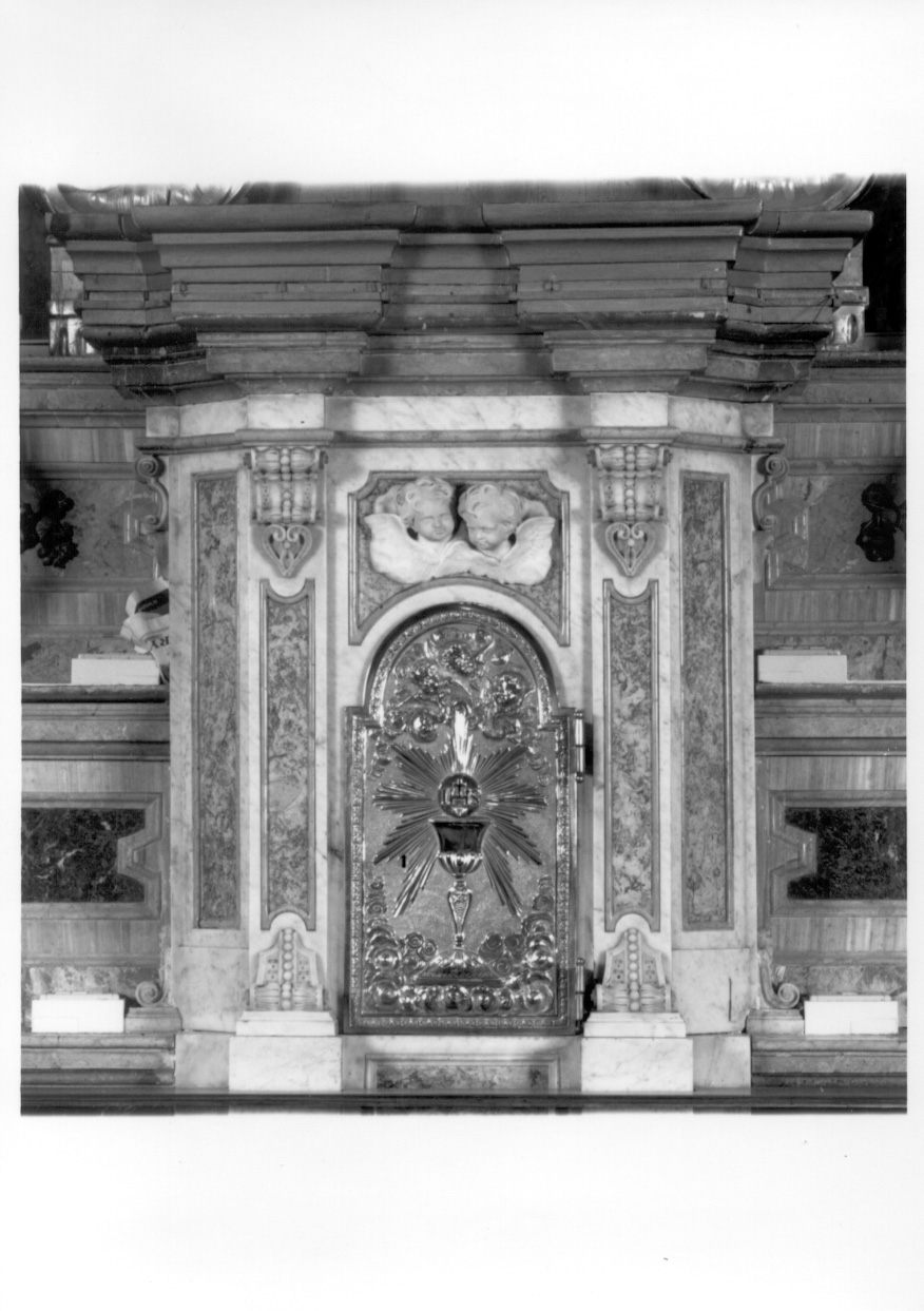 tabernacolo, elemento d'insieme - ambito cuneese (terzo quarto sec. XIX)