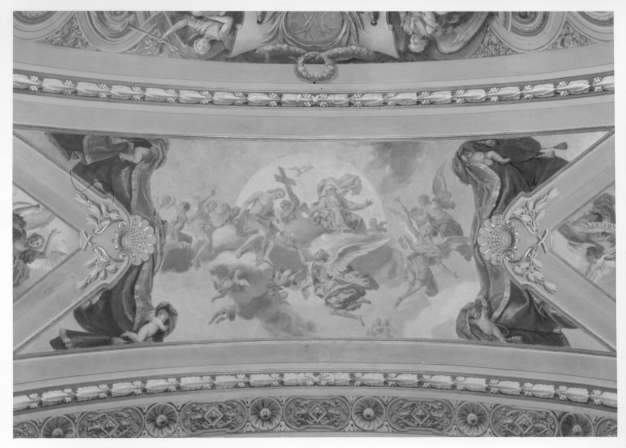 Trinità (dipinto, opera isolata) di Morgari Luigi (primo quarto sec. XX)