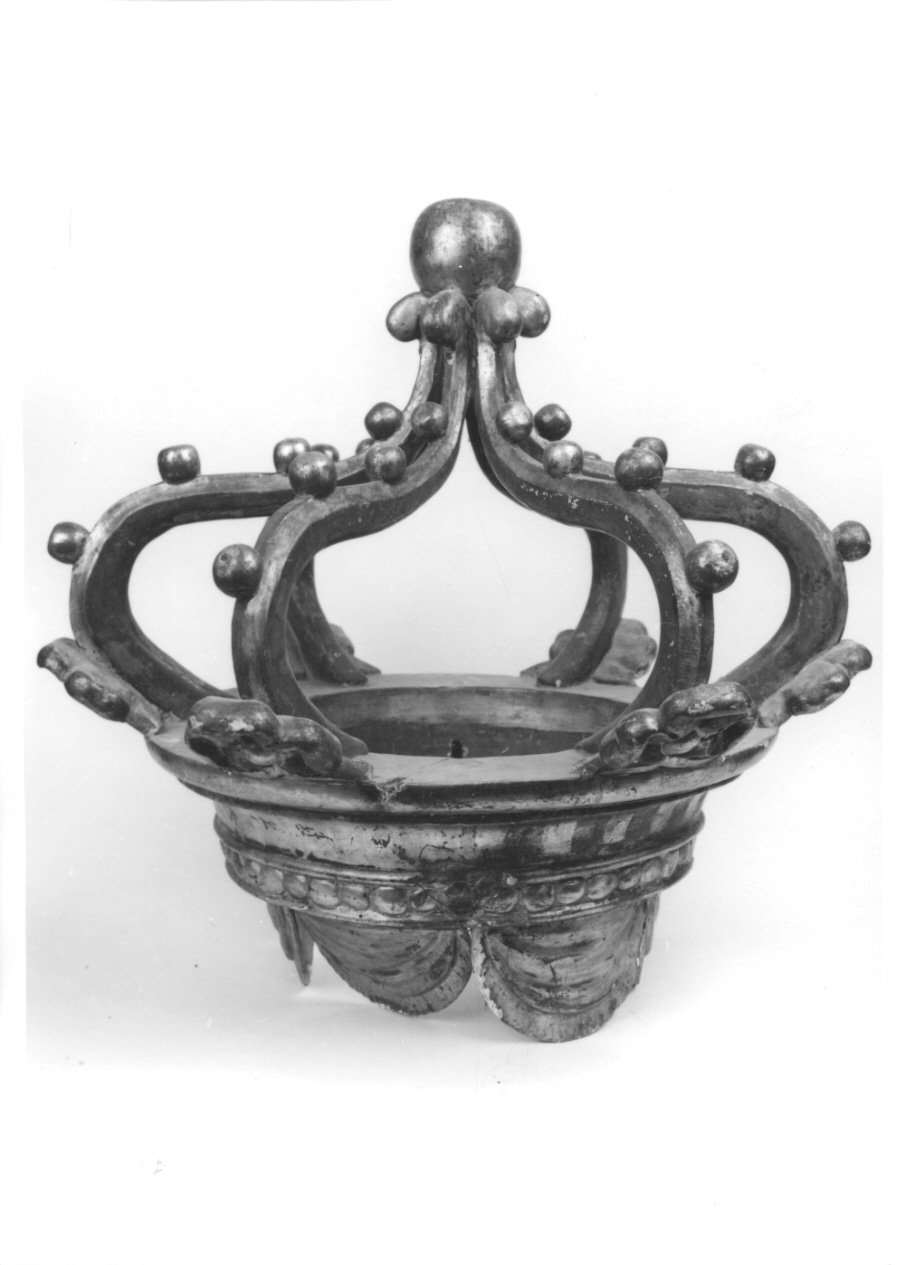 corona da statua - bottega piemontese (seconda metà sec. XVIII)