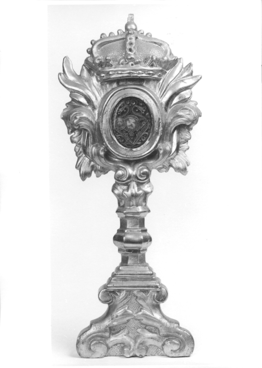 MOTIVI DECORATIVI VEGETALI (reliquiario, opera isolata) - ambito piemontese (seconda metà sec. XIX)