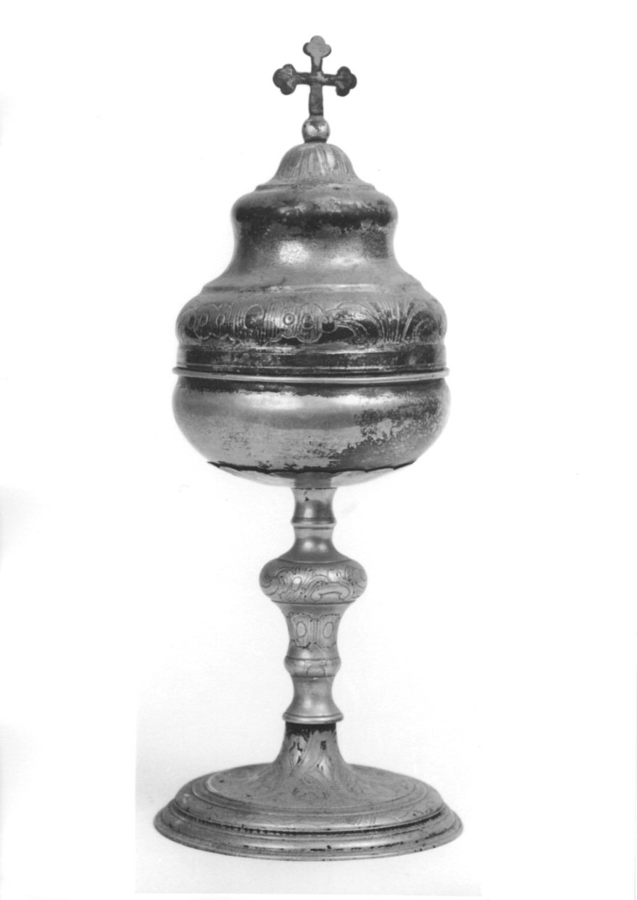 MOTIVI DECORATIVI GEOMETRICI (pisside, opera isolata) - ambito piemontese (seconda metà sec. XIX)