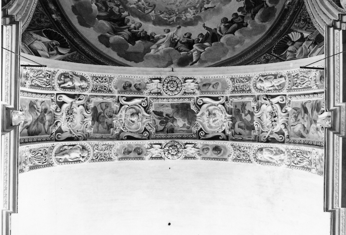 cherubini (decorazione plastica, serie) di Beltramelli Domenico (bottega) (seconda metà sec. XVII)