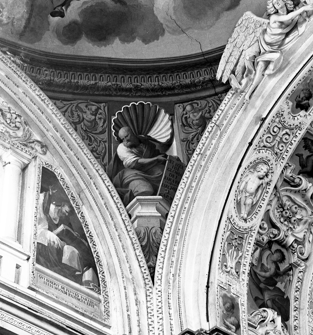 EZECHIELE (dipinto) di Taricco Sebastiano (attribuito) - ambito piemontese (seconda metà sec. XVII)