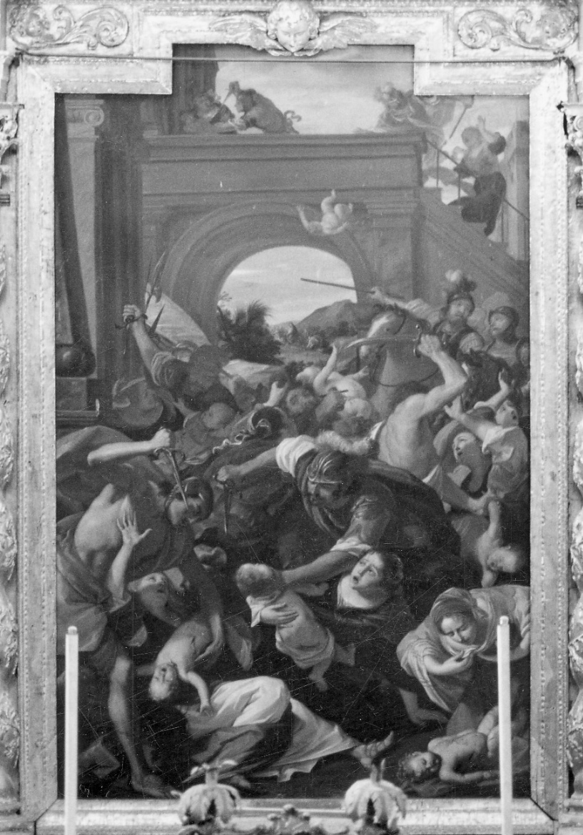 STRAGE DEGLI INNOCENTI (dipinto, opera isolata) di Caravoglia Bartolomeo - ambito vercellese (terzo quarto sec. XVII)
