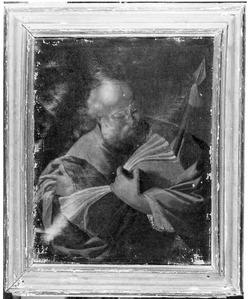 SAN TOMMASO APOSTOLO (dipinto, opera isolata) - ambito piemontese (seconda metà sec. XVII)