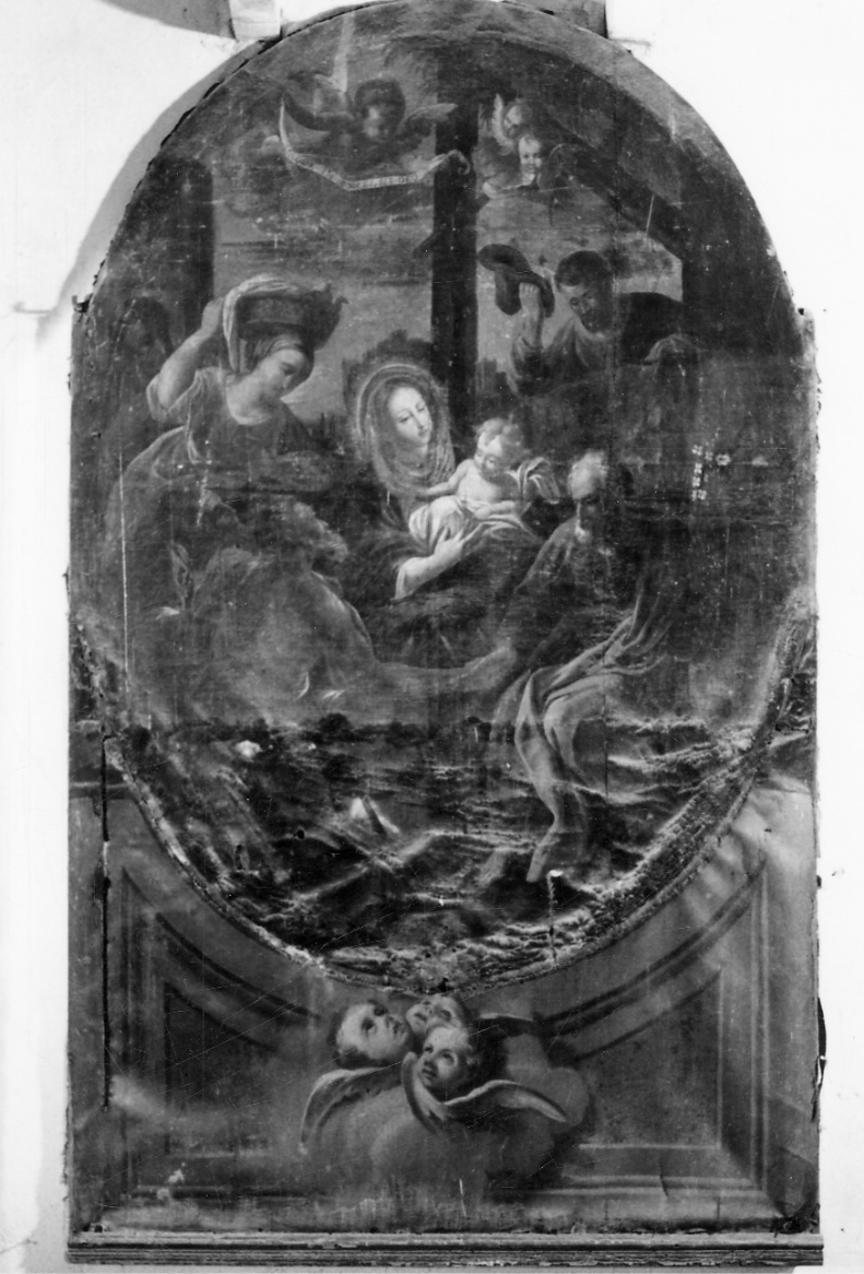 ADORAZIONE DEI PASTORI (dipinto, opera isolata) - ambito piemontese (primo quarto sec. XVIII)