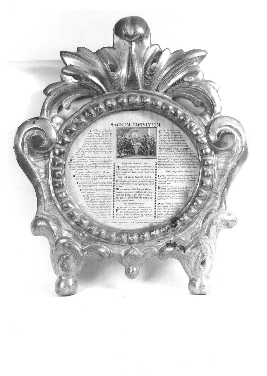 cartagloria, opera isolata - bottega piemontese (fine sec. XVIII)