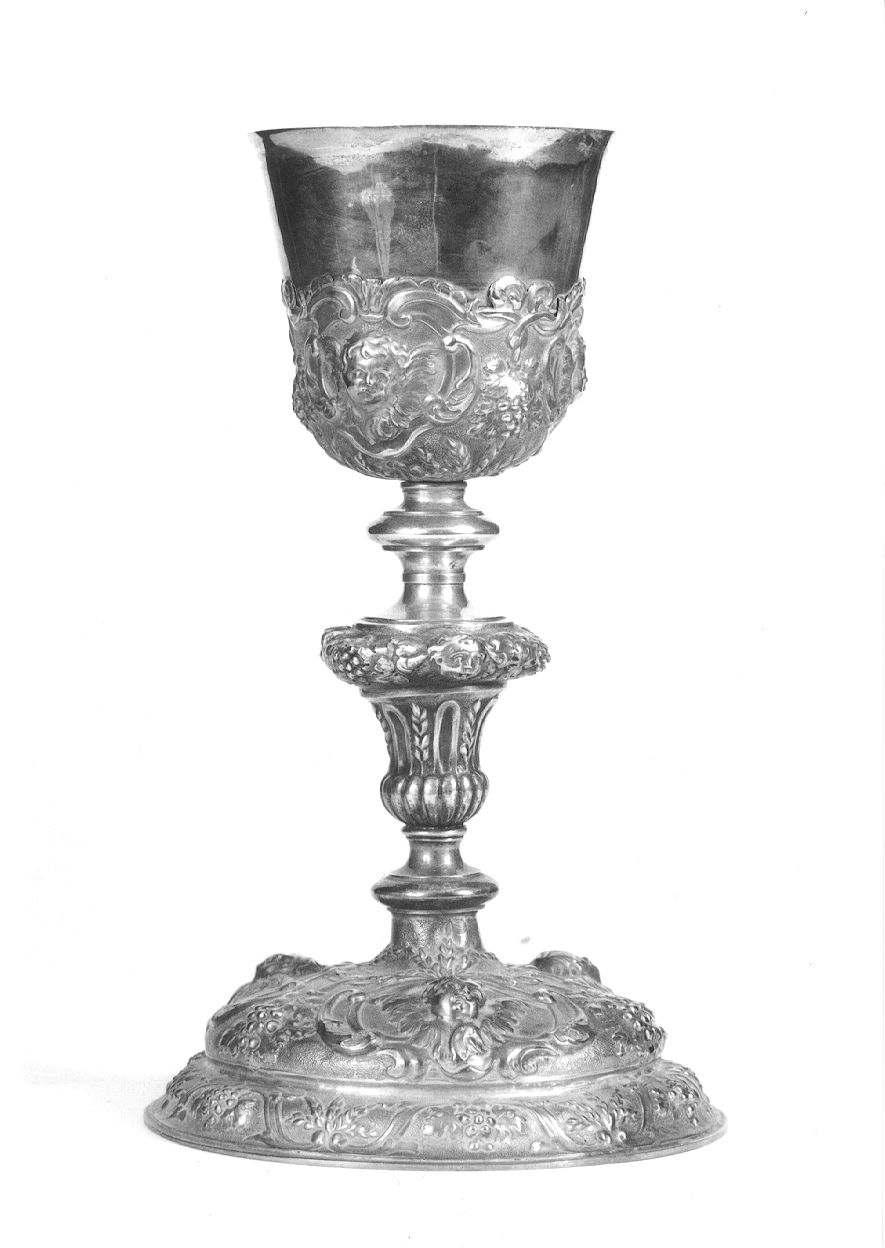 calice, opera isolata - manifattura piemontese (seconda metà sec. XVIII)