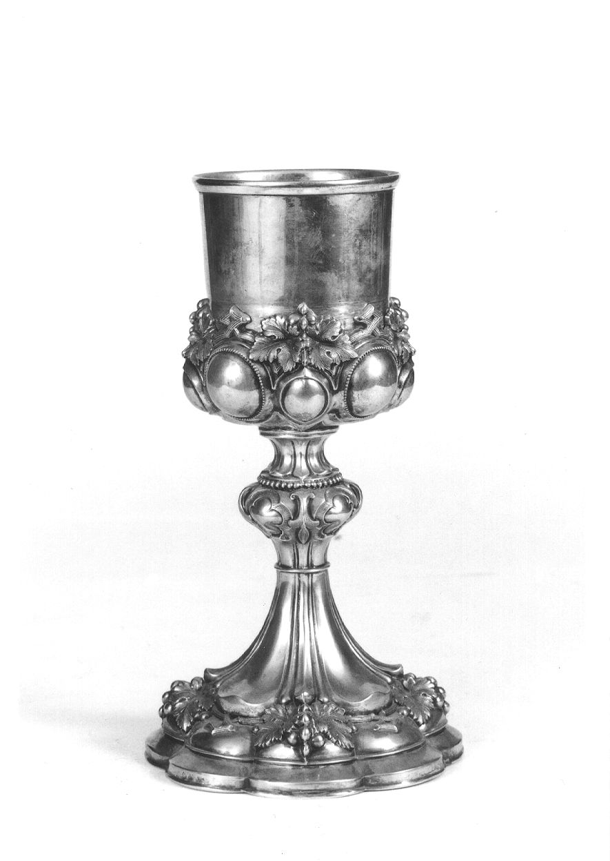 calice, opera isolata - manifattura piemontese (prima metà sec. XIX)