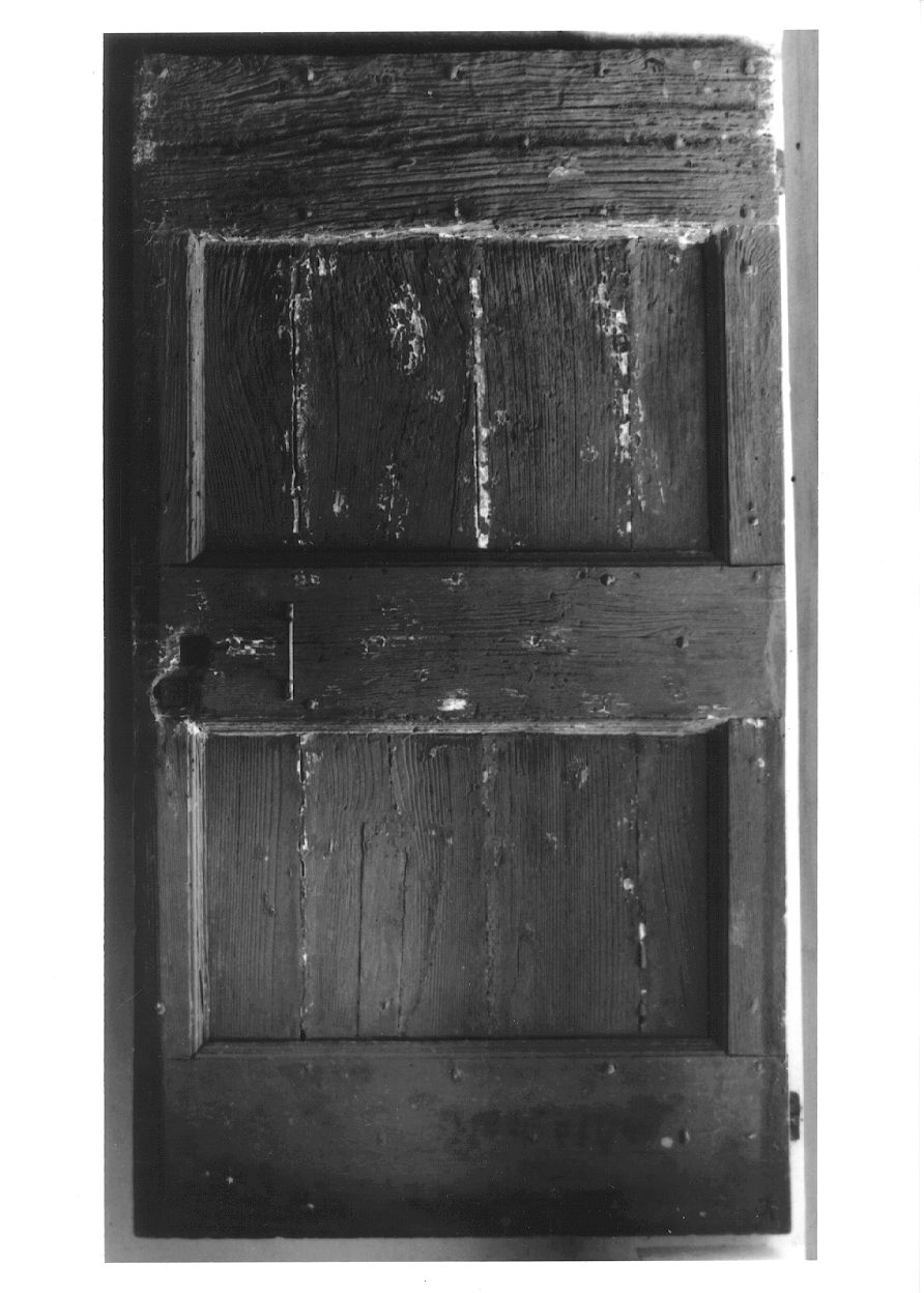 porta, opera isolata - ambito piemontese (sec. XVIII)