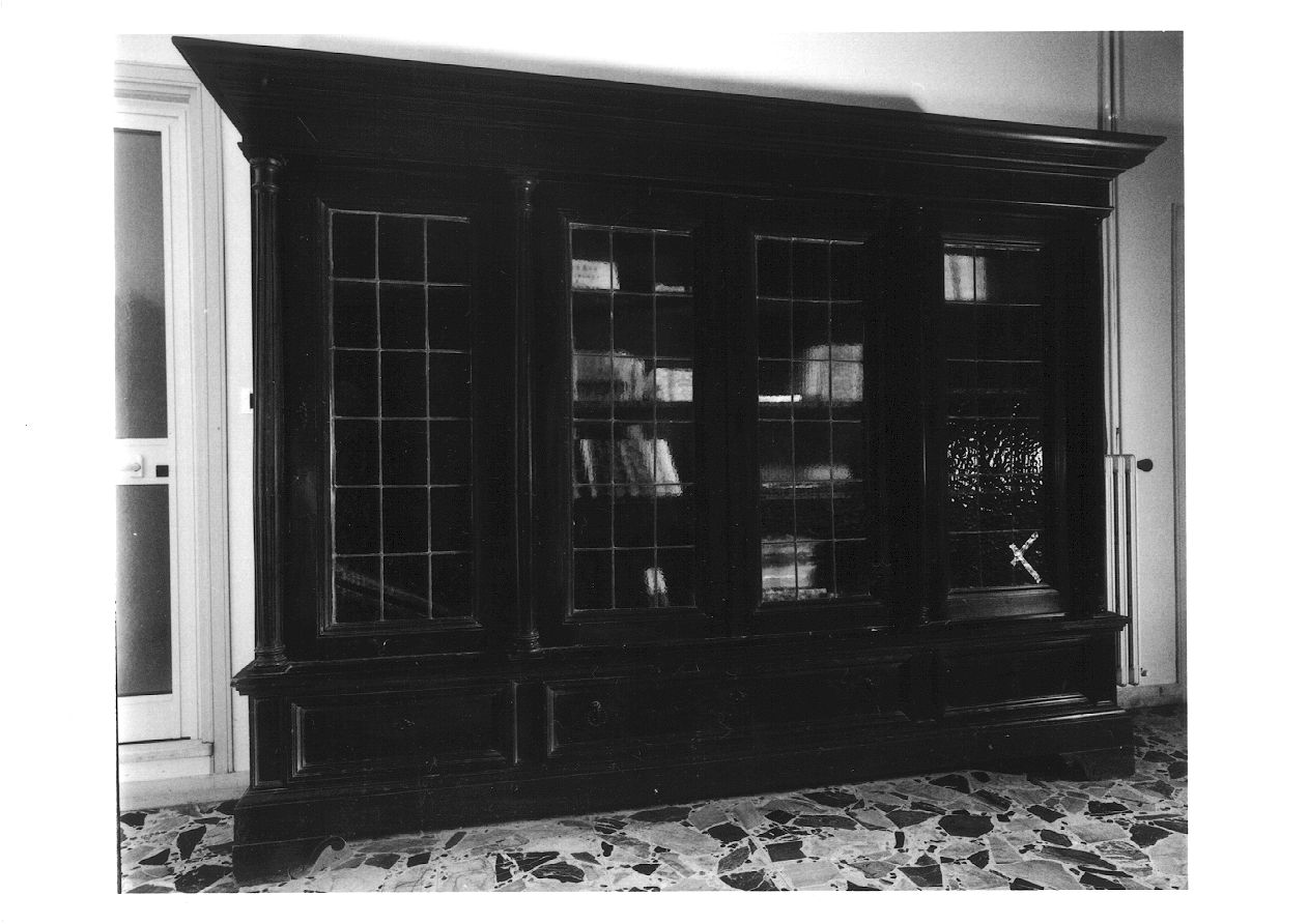 armadio per archivi, opera isolata - bottega piemontese (ultimo quarto sec. XIX)