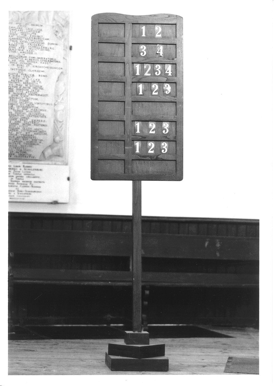 tabella, serie - ambito piemontese (secondo quarto sec. XX)