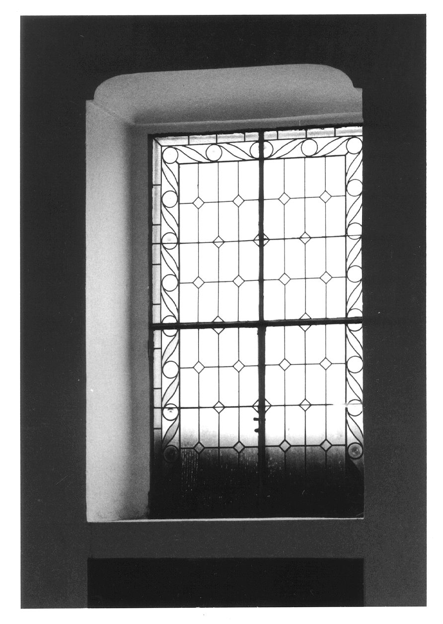 vetrata, serie - ambito piemontese (primo quarto sec. XX)