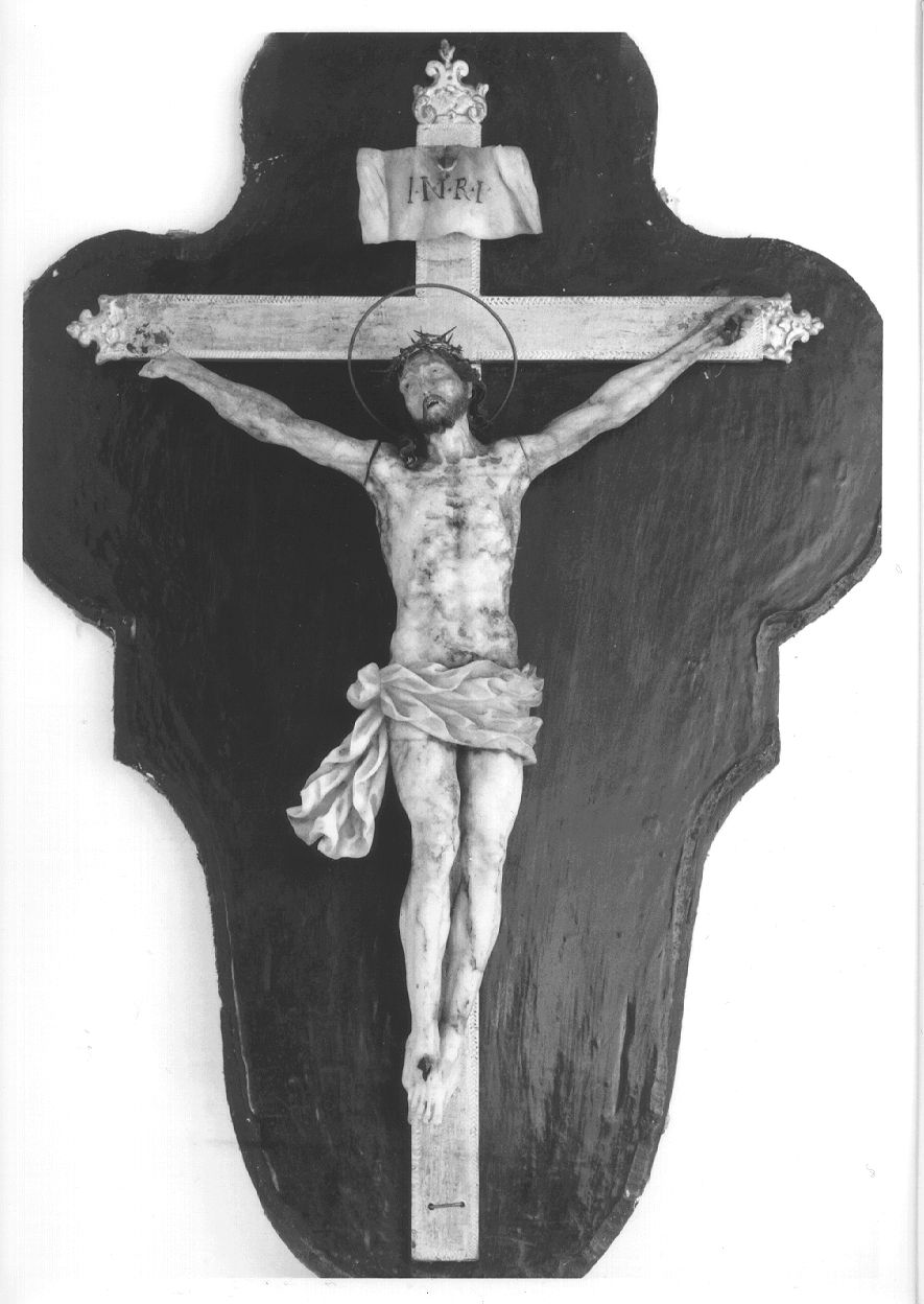 crocifisso, opera isolata - ambito piemontese (seconda metà sec. XVIII)
