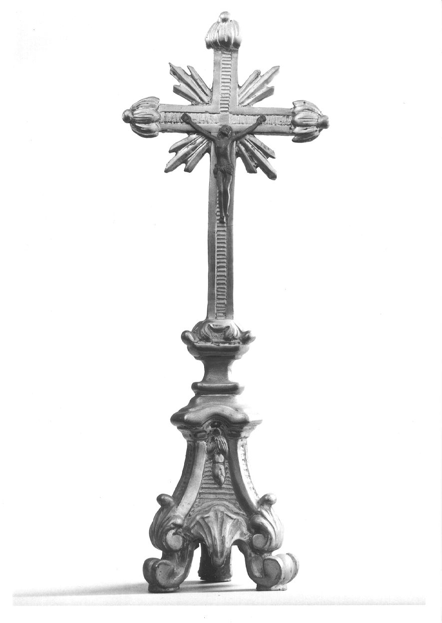 croce d'altare, opera isolata - ambito piemontese (sec. XIX)