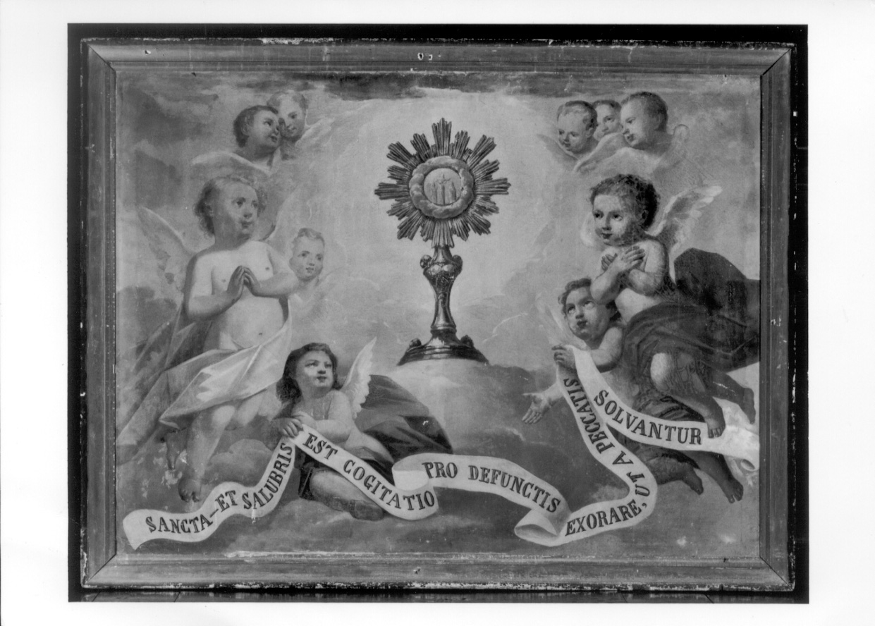 trionfo dell'Eucaristia (dipinto, opera isolata) di Toscano Giovanni (fine sec. XIX)