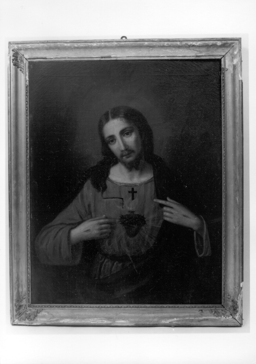 Sacro Cuore di Gesù (dipinto, opera isolata) di Pene Ifigenia (seconda metà sec. XIX)