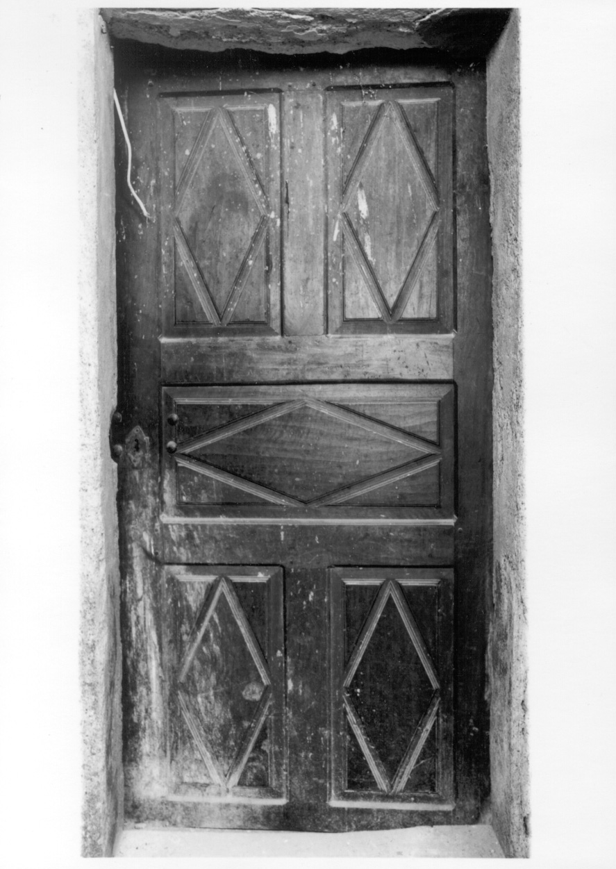 porta, opera isolata - ambito piemontese (seconda metà sec. XIX)